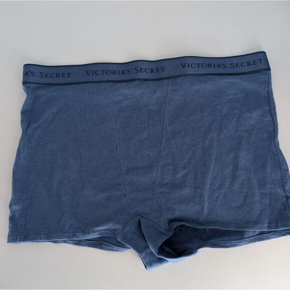 Victoria's Secret Blue Boxer Briefs - Picture 1 of 4